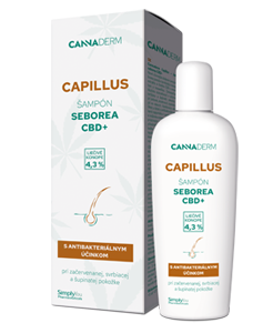 Cannaderm Capillus šampón Seborea CBD+