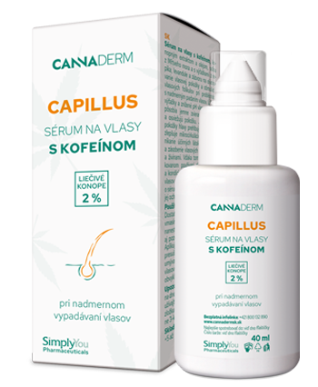 Cannaderm Capillus sérum na vlasy s kofeínom