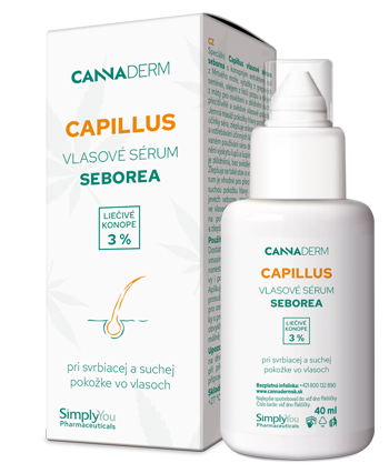Cannaderm Capillus vlasové sérum seborea
