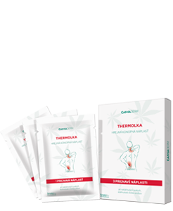 Cannaderm Thermolka hrejivá konopná náplasť